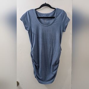 Thyme Maternity Casual Blue Women's Top